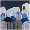 Antoinette Ferwerda Limited Edition Print - Velvet Hills in Navy