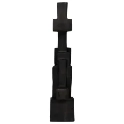 Aosta Metal Decorative Object - Black