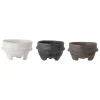 Asbjorn Paper Mache Deco Bowl White - Set of 3
