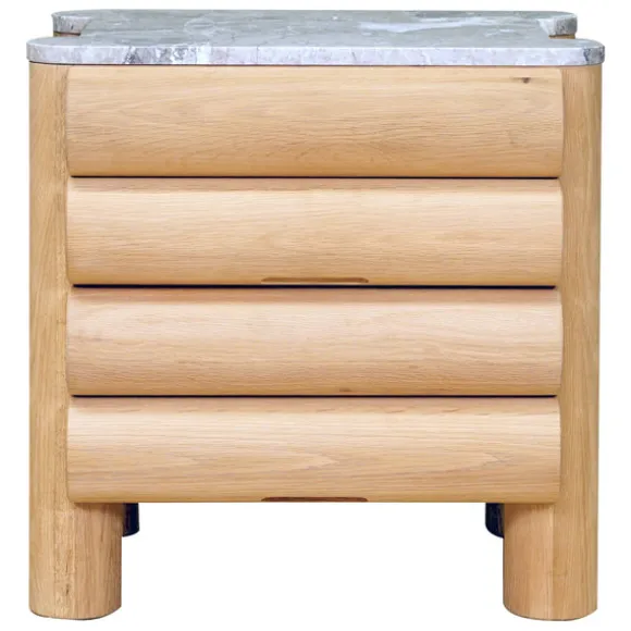 Bubbles 2 Drawers Bedside Table