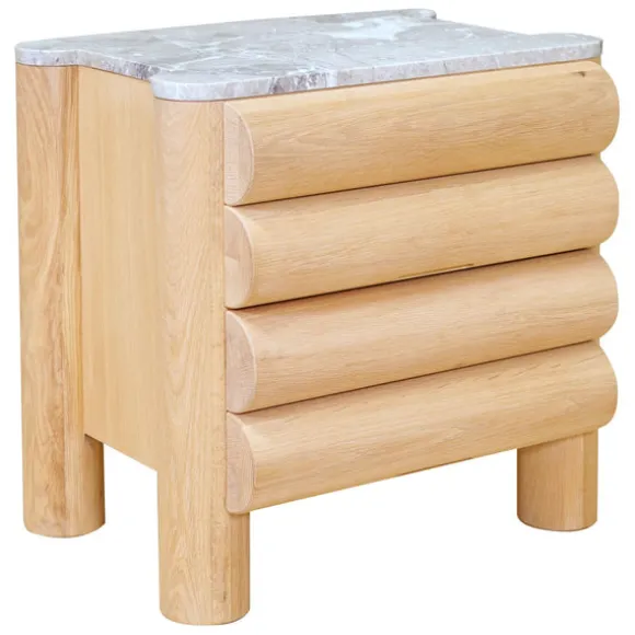 Bubbles 2 Drawers Bedside Table