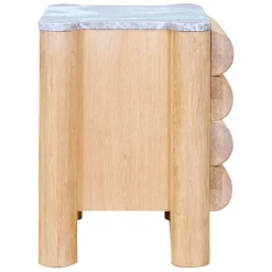 Bubbles 2 Drawers Bedside Table