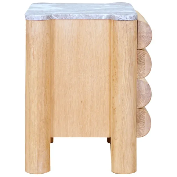 Bubbles 2 Drawers Bedside Table