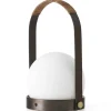 Carrie Portable Brass Table Lamp