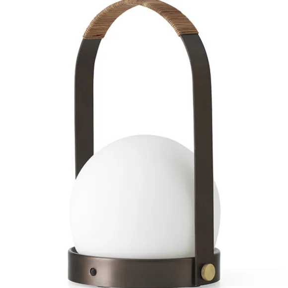 Carrie Portable Brass Table Lamp