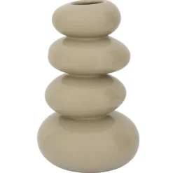 Ceramic Vase - Pebble Spray Brown