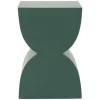 Corvo Wood Laurel Side Table - Green