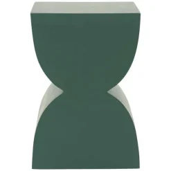 Corvo Wood Laurel Side Table - Green