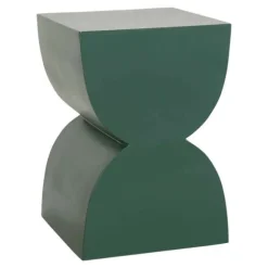 Corvo Wood Laurel Side Table - Green