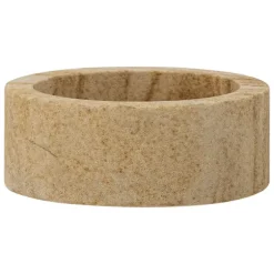 Dalin Sandstone Candlestick/Votive - Brown