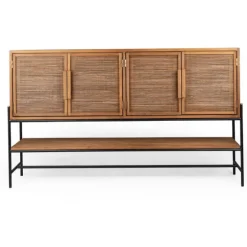 dBodhi Coco Dresser - 4 Doors/1 Open Rack