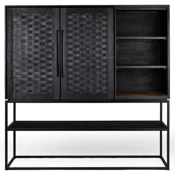 dBodhi Karma Cabinet - 2 Doors/3 Shelves/1 Open Rack