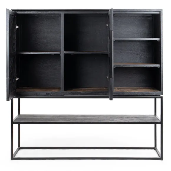 dBodhi Karma Cabinet - 2 Doors/3 Shelves/1 Open Rack