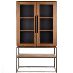 dBodhi Karma Cabinet - 2 Glass Doors/1 Open Rack