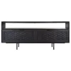 dBodhi Karma Charcoal Low Dresser - 2 Drawers/1 Open Rack