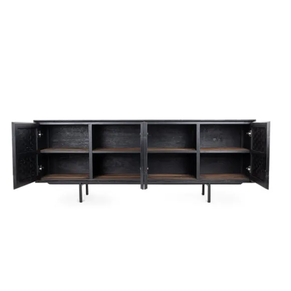dBodhi Karma Charcoal Low Dresser - 4 Doors