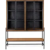 dBodhi Outline Cabinet - 4 Glass Doors/1 Open Rack