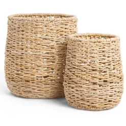 dBodhi Raung Round Basket - Set of 2