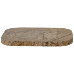 Deborah Marble Serving Tray - Brown
