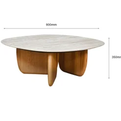 Eden Travertine Coffee Table