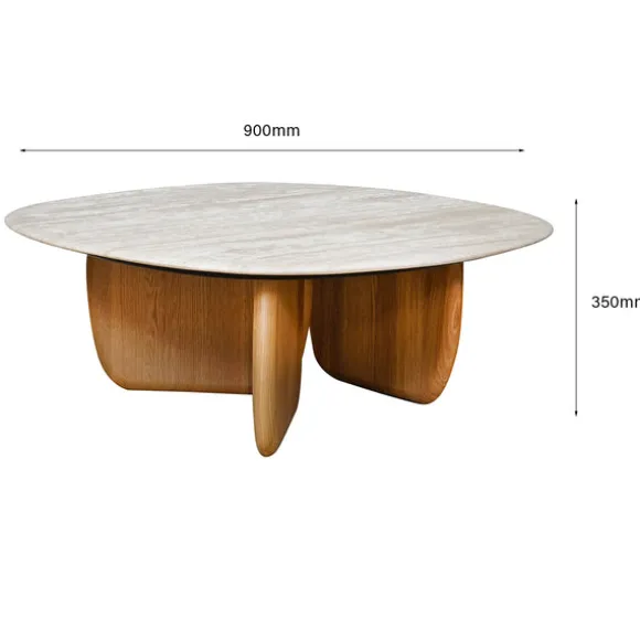 Eden Travertine Coffee Table