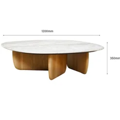Eden Travertine Coffee Table