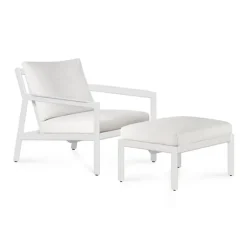 Ethnicraft Aluminium Jack Outdoor Lounge Chair