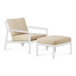 Ethnicraft Aluminium Jack Outdoor Foot Stool