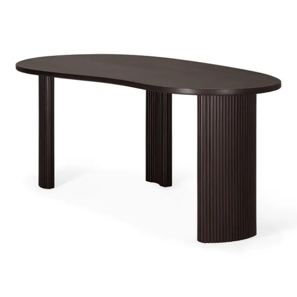 Ethnicraft Mahogany Boomerang Desk
