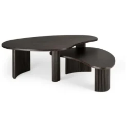 Ethnicraft Mahogany Boomerang Coffee Table