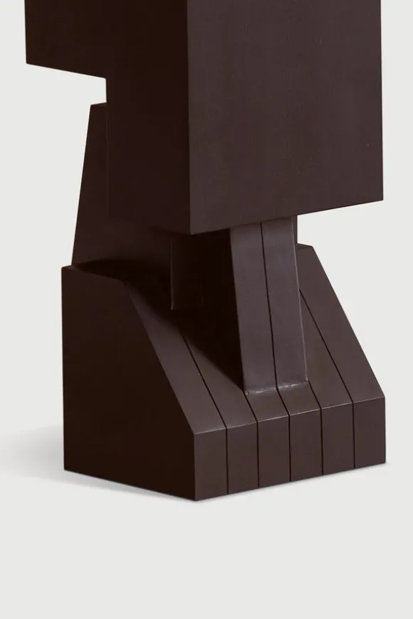 Ethnicraft Mahogany Brutal Monument #4 Sculpture
