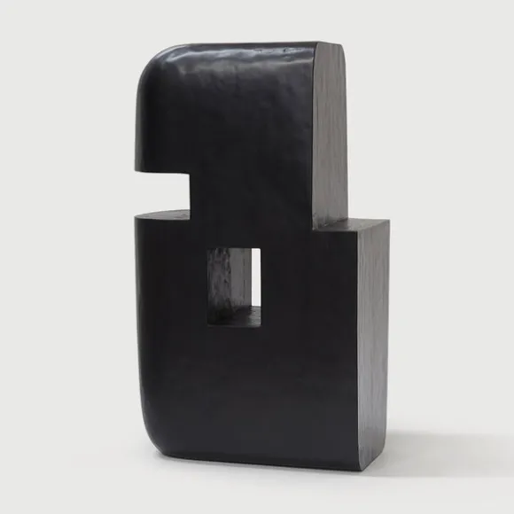Ethnicraft Mahogany Extrusion Square Sculpture