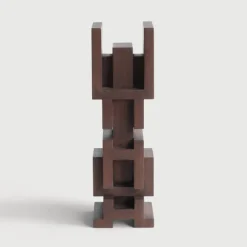 Ethnicraft Mahogany False Idol #4 Sculpture