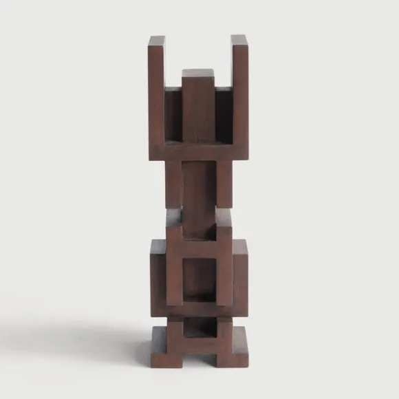Ethnicraft Mahogany False Idol #4 Sculpture