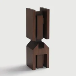 Ethnicraft Mahogany False Idol #6 Sculpture