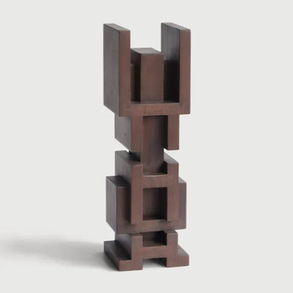 Ethnicraft Mahogany False Idol #4 Sculpture