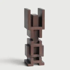 Ethnicraft Mahogany False Idol #4 Sculpture