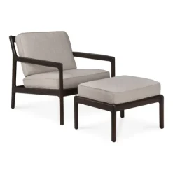 Ethnicraft Mahogany Jack Lounge Chair