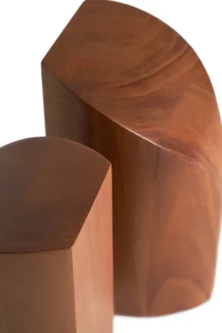 Ethnicraft Mahogany PI Bookends - Set of 2