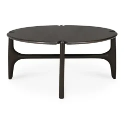 Ethnicraft Mahogany PI Round Coffee Table