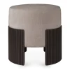 Ethnicraft Mahogany Roller Max Pouf