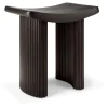 Ethnicraft Mahogany Roller Max Stool