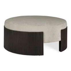 Ethnicraft Mahogany Roller Max Ottoman