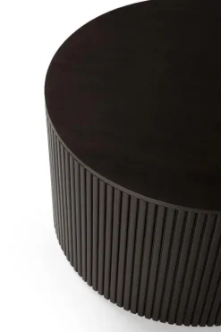 Ethnicraft Mahogany Roller Max Round Side Table