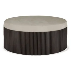 Ethnicraft Mahogany Roller Max Ottoman