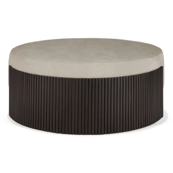 Ethnicraft Mahogany Roller Max Ottoman