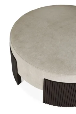 Ethnicraft Mahogany Roller Max Ottoman