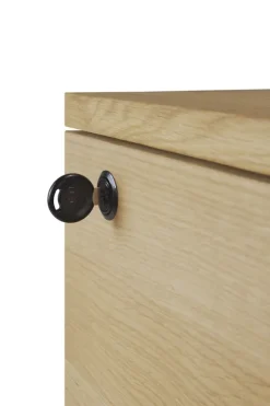 Ethnicraft Oak Billy Drawer Unit with Keylock - 3 Drawer