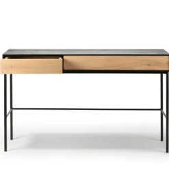 Ethnicraft Oak Blackbird Desk - 2 Drawers