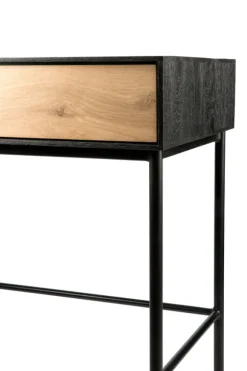 Ethnicraft Oak Blackbird Desk - 2 Drawers